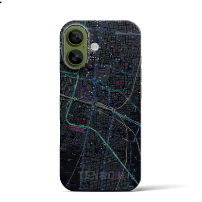 【天王寺（大阪府）】地図柄iPhoneケース（バックカバータイプ）