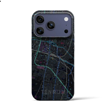 【天王寺（大阪府）】地図柄iPhoneケース（バックカバータイプ）