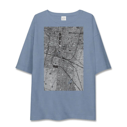 【天王寺（大阪府）】地図柄ビッグシルエットTシャツ
