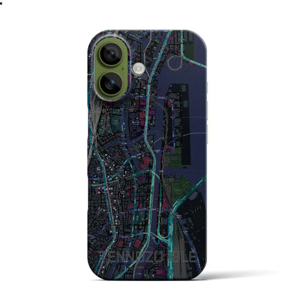 【天王洲アイル（東京都）】地図柄iPhoneケース（バックカバータイプ）