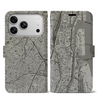 【天王洲アイル（東京都）】地図柄iPhoneケース（手帳タイプ）