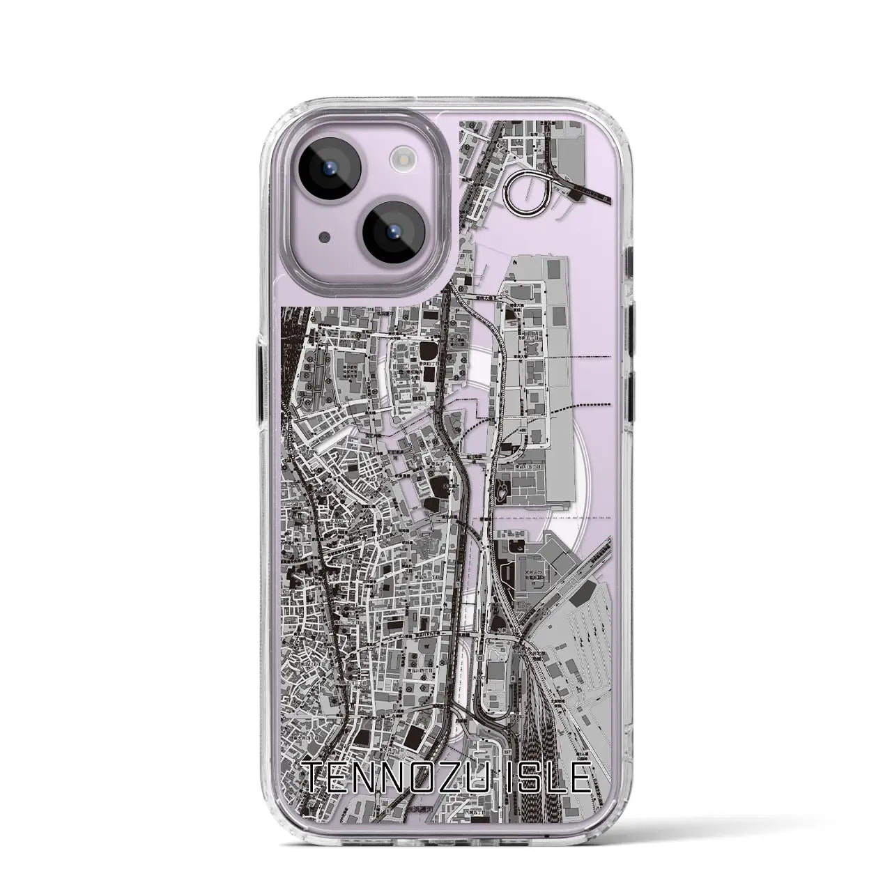 【天王洲アイル（東京都）】地図柄iPhoneケース（MagSafeタイプ）