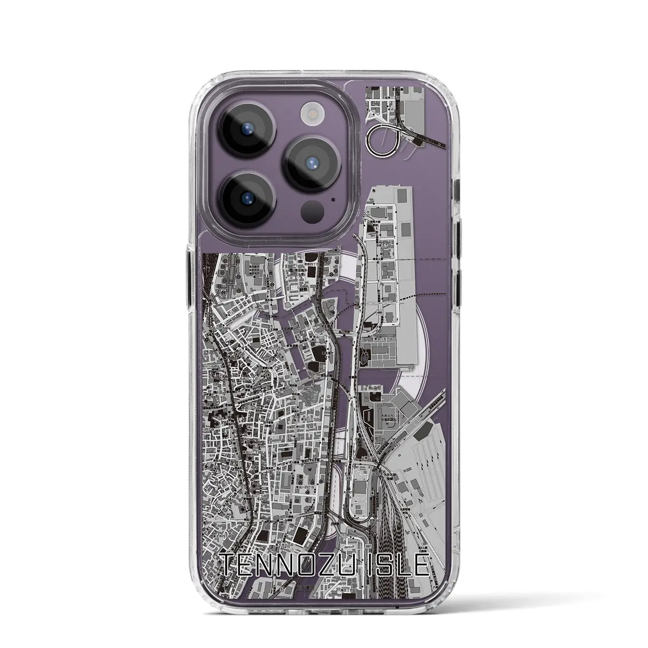 【天王洲アイル（東京都）】地図柄iPhoneケース（MagSafeタイプ）