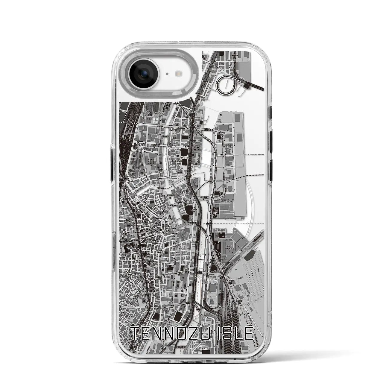 【天王洲アイル（東京都）】地図柄iPhoneケース（MagSafeタイプ）