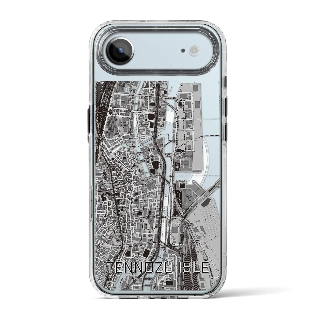 【天王洲アイル（東京都）】地図柄iPhoneケース（MagSafeタイプ）