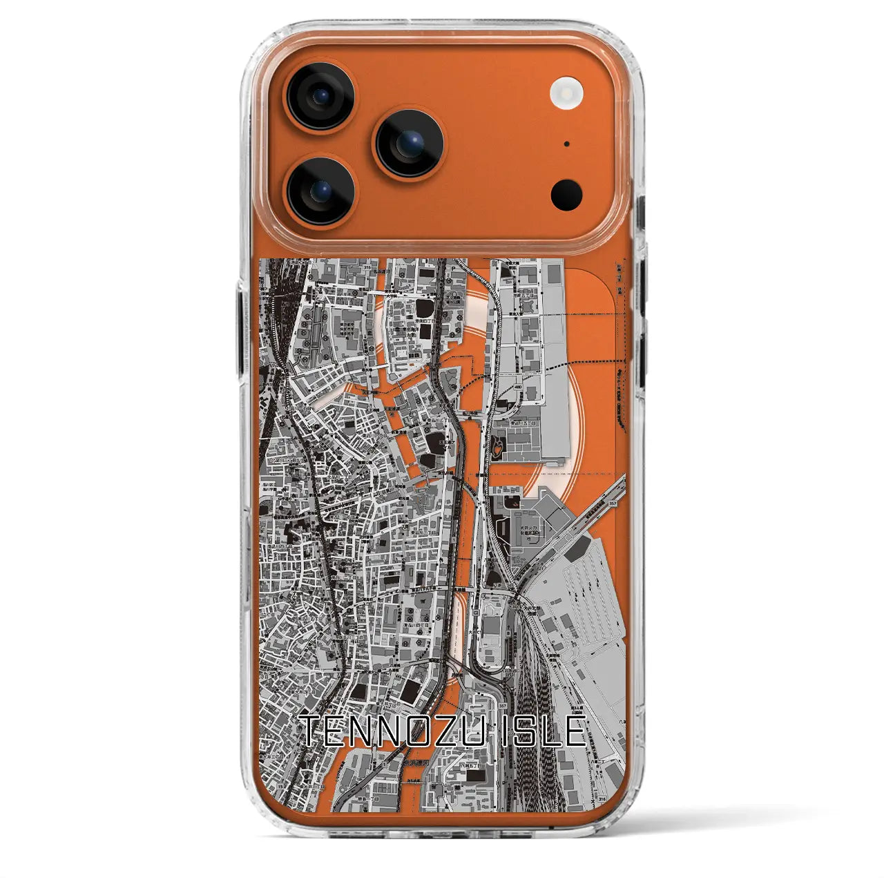 【天王洲アイル（東京都）】地図柄iPhoneケース（MagSafeタイプ）