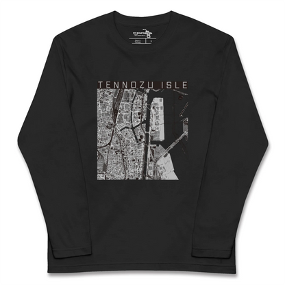 【天王洲アイル（東京都）】地図柄ロングスリーブTシャツ