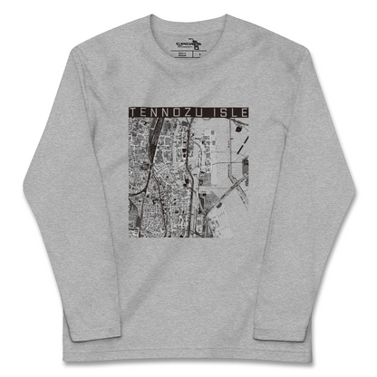 【天王洲アイル（東京都）】地図柄ロングスリーブTシャツ