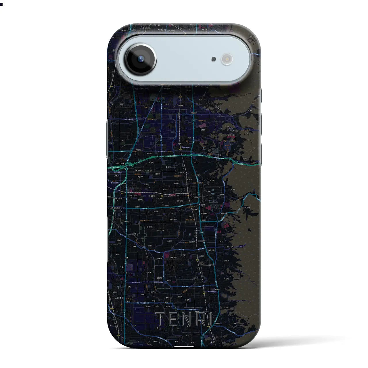 【天理（奈良県）】地図柄iPhoneケース（バックカバータイプ）