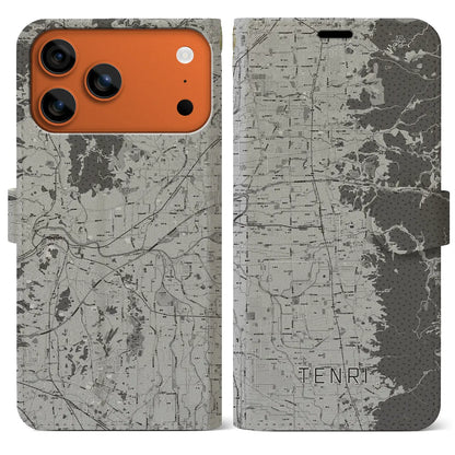 【天理（奈良県）】地図柄iPhoneケース（手帳タイプ）