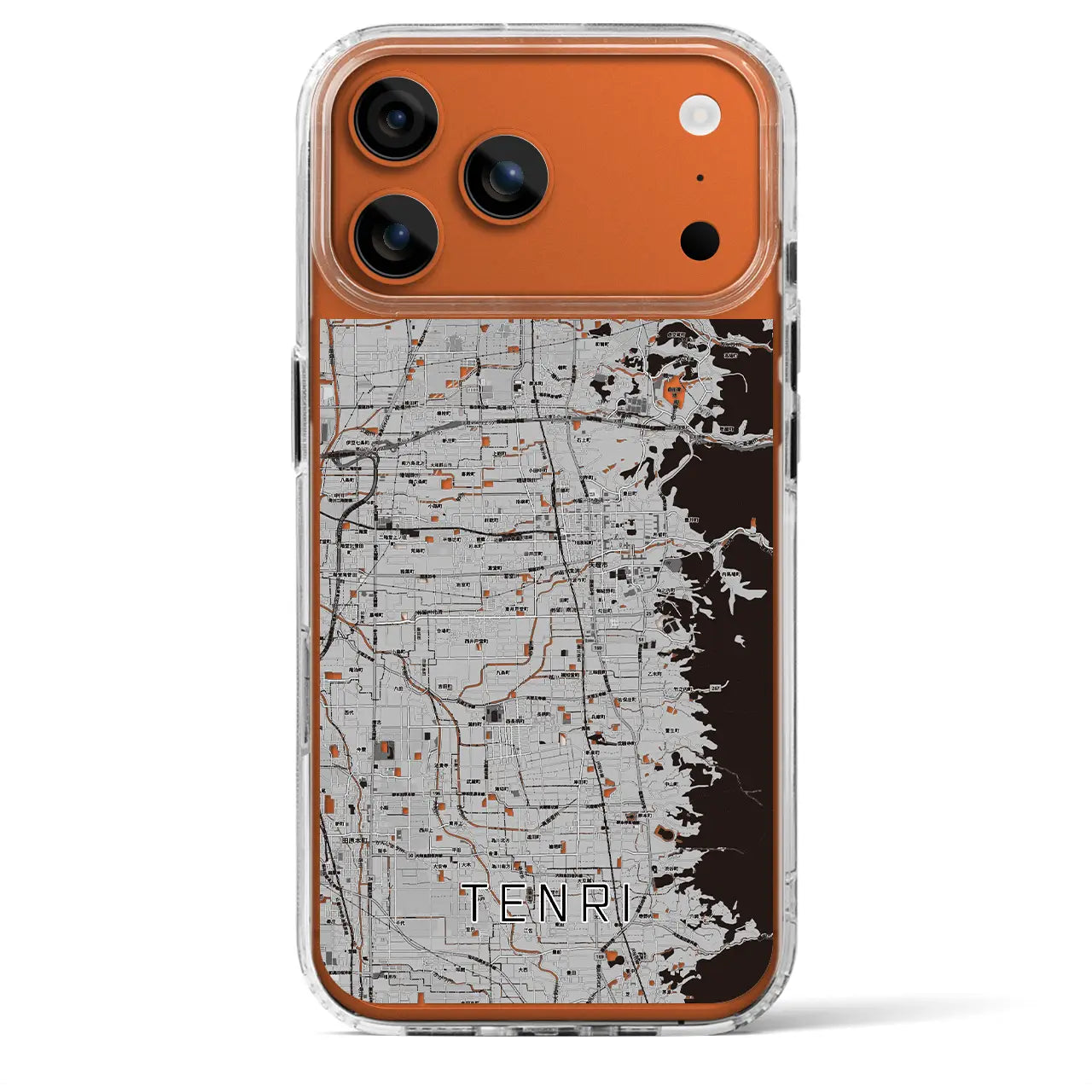 【天理（奈良県）】地図柄iPhoneケース（MagSafeタイプ）