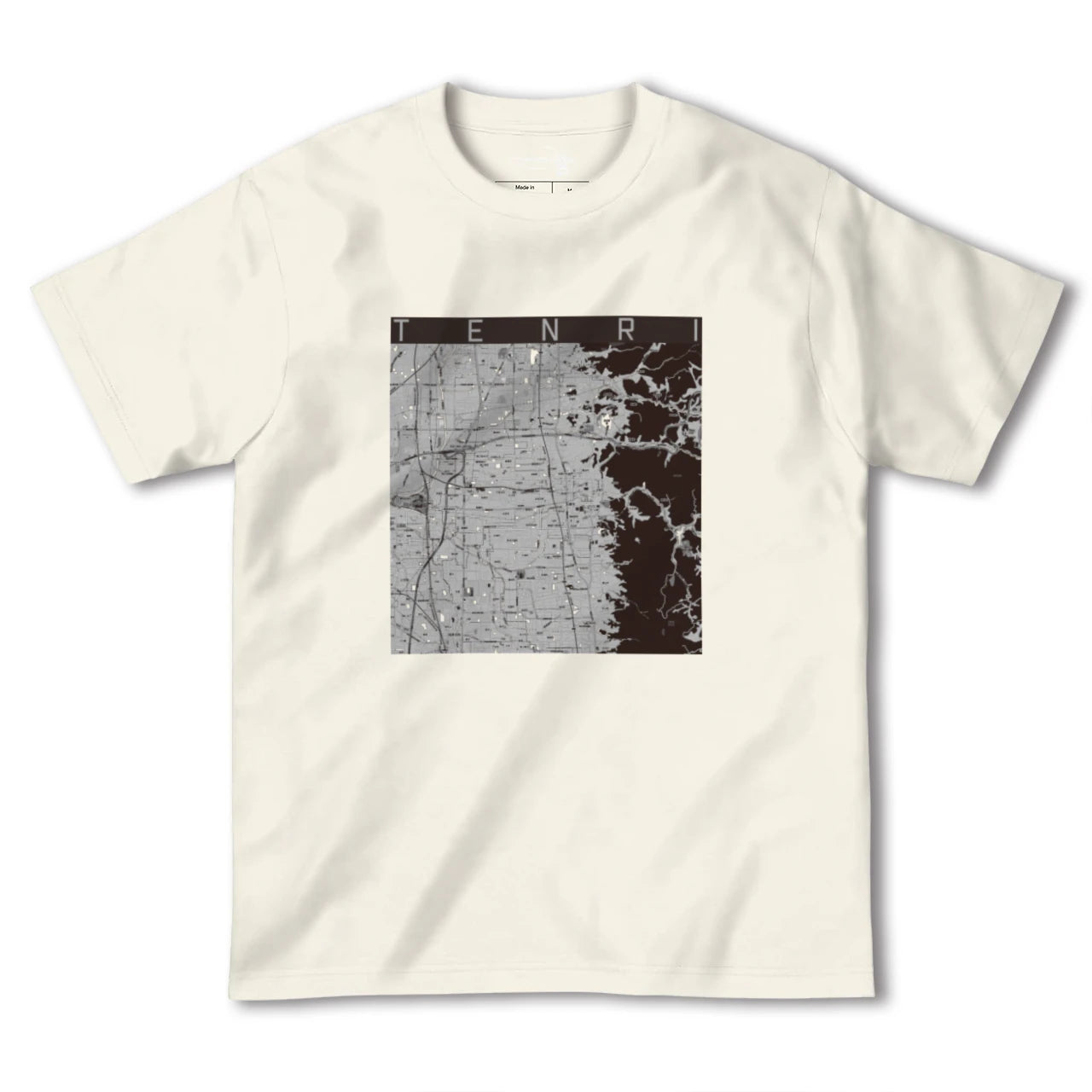 【天理（奈良県）】地図柄ヘビーウェイトTシャツ