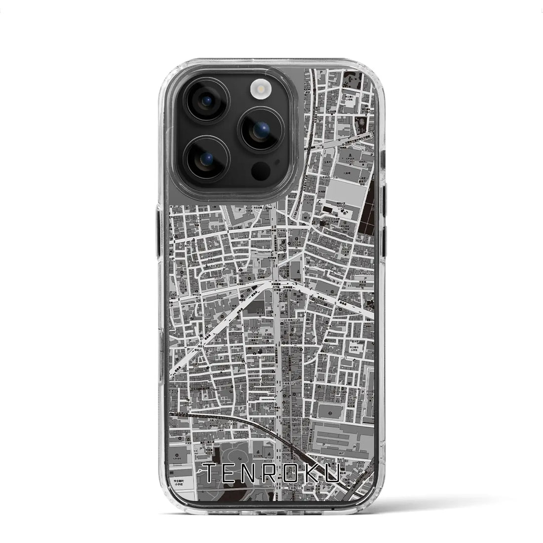 【天六(大阪府)】地図柄iPhoneケース(MagSafeタイプ)