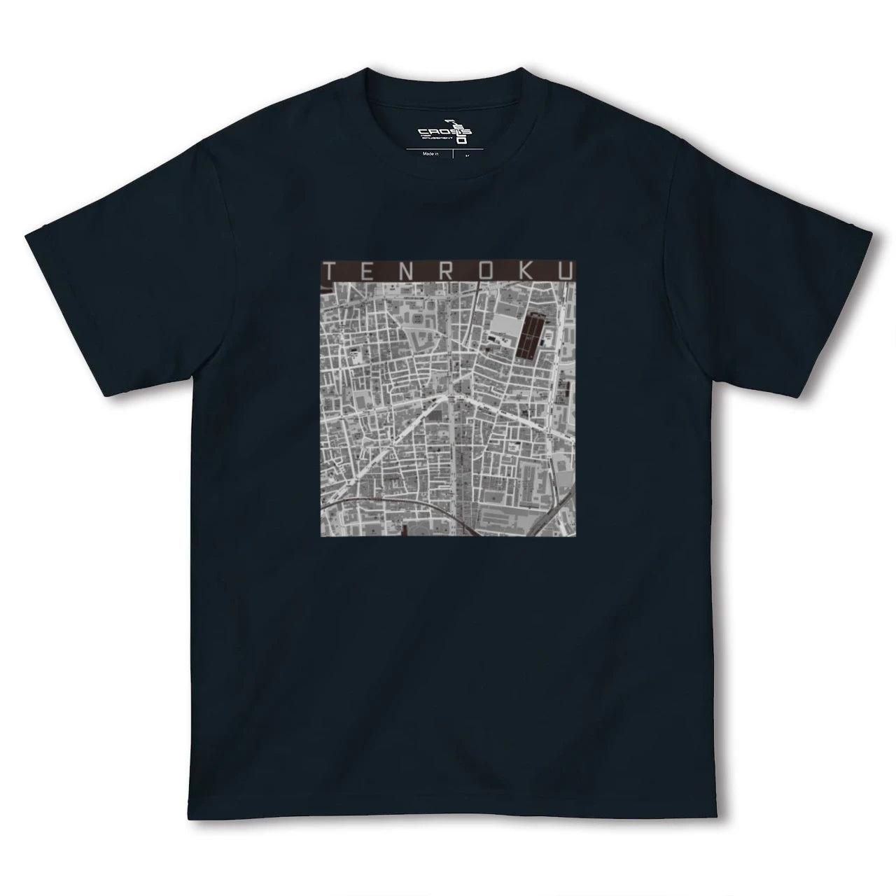 【天六（大阪府）】地図柄ヘビーウェイトTシャツ