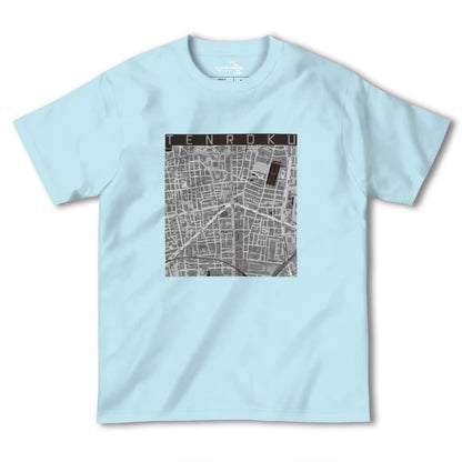 【天六（大阪府）】地図柄ヘビーウェイトTシャツ