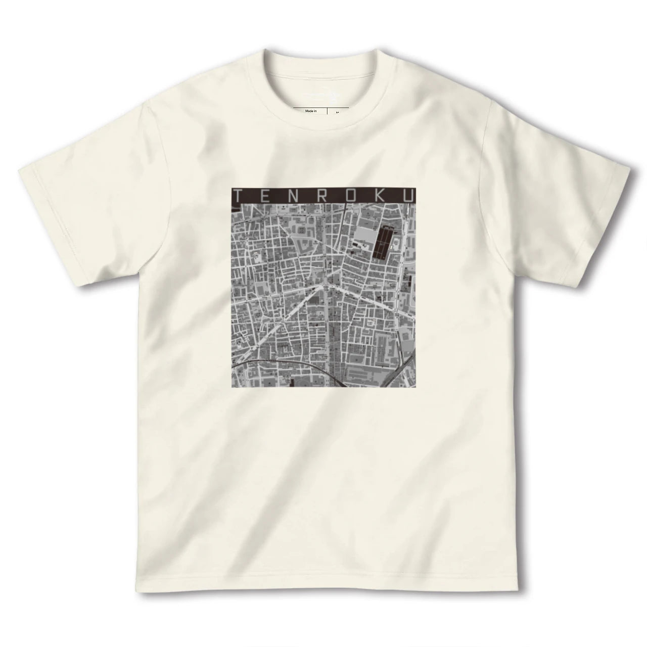 【天六（大阪府）】地図柄ヘビーウェイトTシャツ