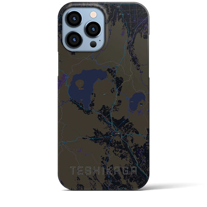 【弟子屈（北海道）】地図柄iPhoneケース（バックカバータイプ）