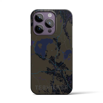 【弟子屈（北海道）】地図柄iPhoneケース（バックカバータイプ）