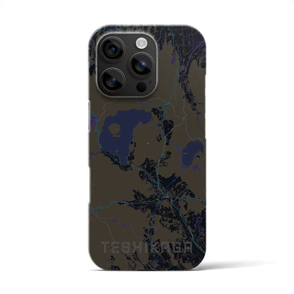 【弟子屈（北海道）】地図柄iPhoneケース（バックカバータイプ）