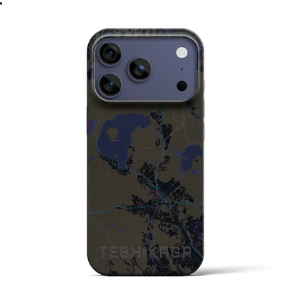 【弟子屈（北海道）】地図柄iPhoneケース（バックカバータイプ）