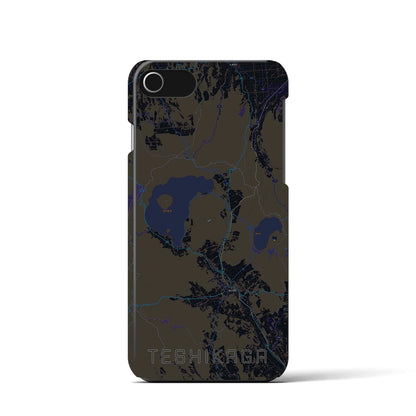 【弟子屈（北海道）】地図柄iPhoneケース（バックカバータイプ）