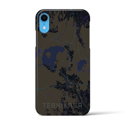 【弟子屈（北海道）】地図柄iPhoneケース（バックカバータイプ）