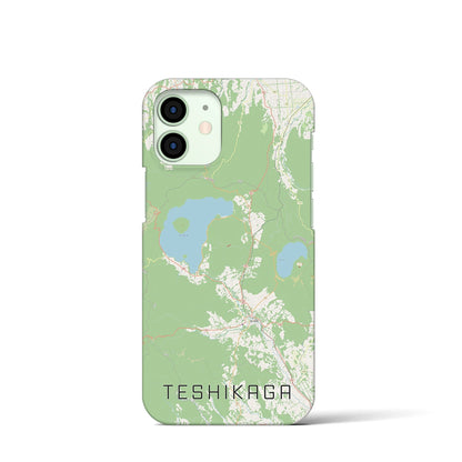 【弟子屈（北海道）】地図柄iPhoneケース（バックカバータイプ）