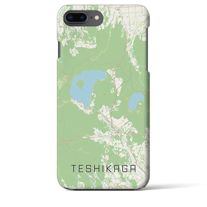 【弟子屈（北海道）】地図柄iPhoneケース（バックカバータイプ）