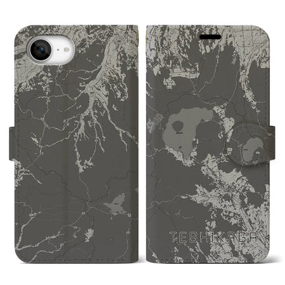 【弟子屈（北海道）】地図柄iPhoneケース（手帳タイプ）