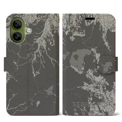 【弟子屈（北海道）】地図柄iPhoneケース（手帳タイプ）