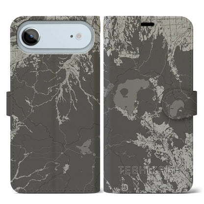 【弟子屈（北海道）】地図柄iPhoneケース（手帳タイプ）