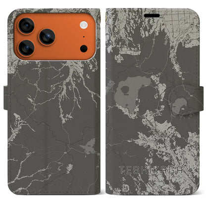 【弟子屈（北海道）】地図柄iPhoneケース（手帳タイプ）