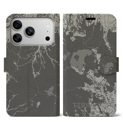 【弟子屈（北海道）】地図柄iPhoneケース（手帳タイプ）