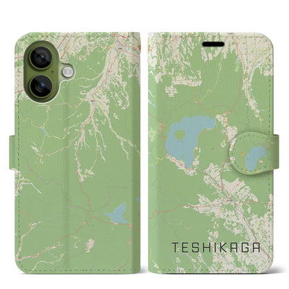 【弟子屈（北海道）】地図柄iPhoneケース（手帳タイプ）