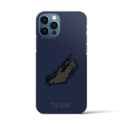 【天売（北海道）】地図柄iPhoneケース（バックカバータイプ）