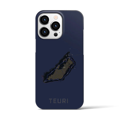 【天売（北海道）】地図柄iPhoneケース（バックカバータイプ）