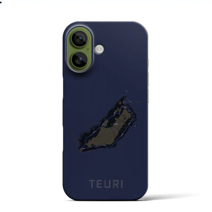 【天売（北海道）】地図柄iPhoneケース（バックカバータイプ）