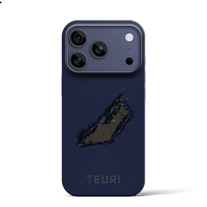 【天売（北海道）】地図柄iPhoneケース（バックカバータイプ）