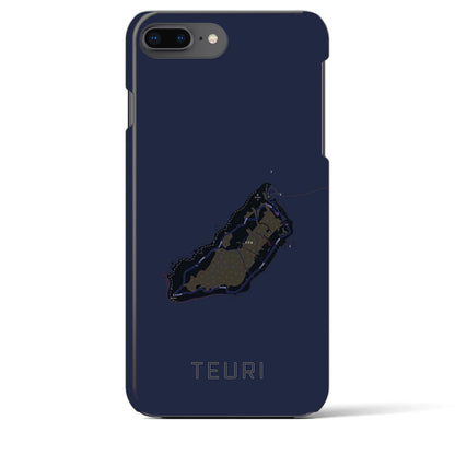 【天売（北海道）】地図柄iPhoneケース（バックカバータイプ）