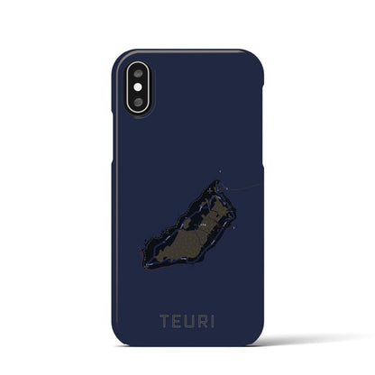 【天売（北海道）】地図柄iPhoneケース（バックカバータイプ）