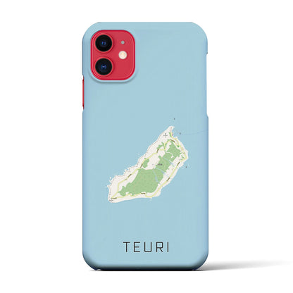 【天売（北海道）】地図柄iPhoneケース（バックカバータイプ）