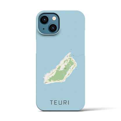 【天売（北海道）】地図柄iPhoneケース（バックカバータイプ）