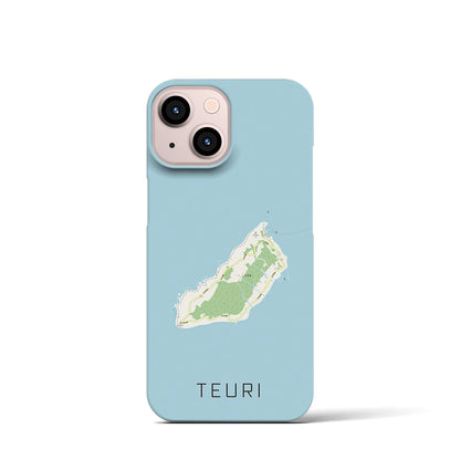 【天売（北海道）】地図柄iPhoneケース（バックカバータイプ）