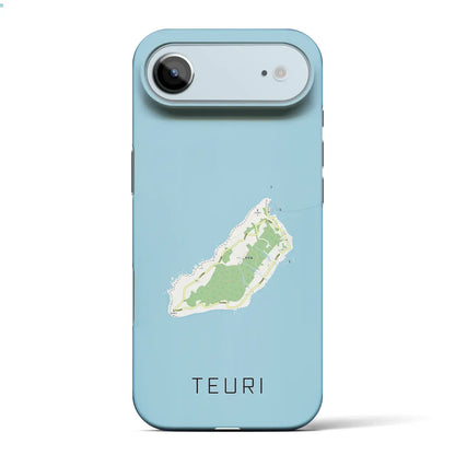 【天売（北海道）】地図柄iPhoneケース（バックカバータイプ）