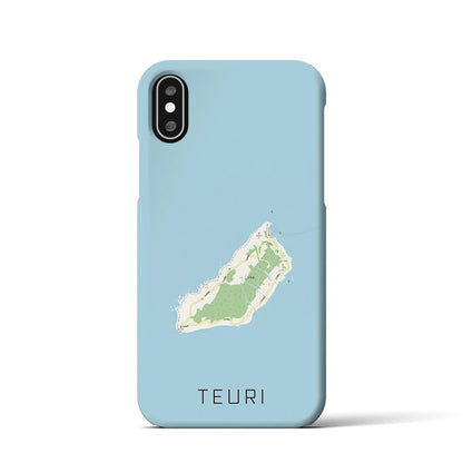【天売（北海道）】地図柄iPhoneケース（バックカバータイプ）