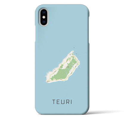 【天売（北海道）】地図柄iPhoneケース（バックカバータイプ）