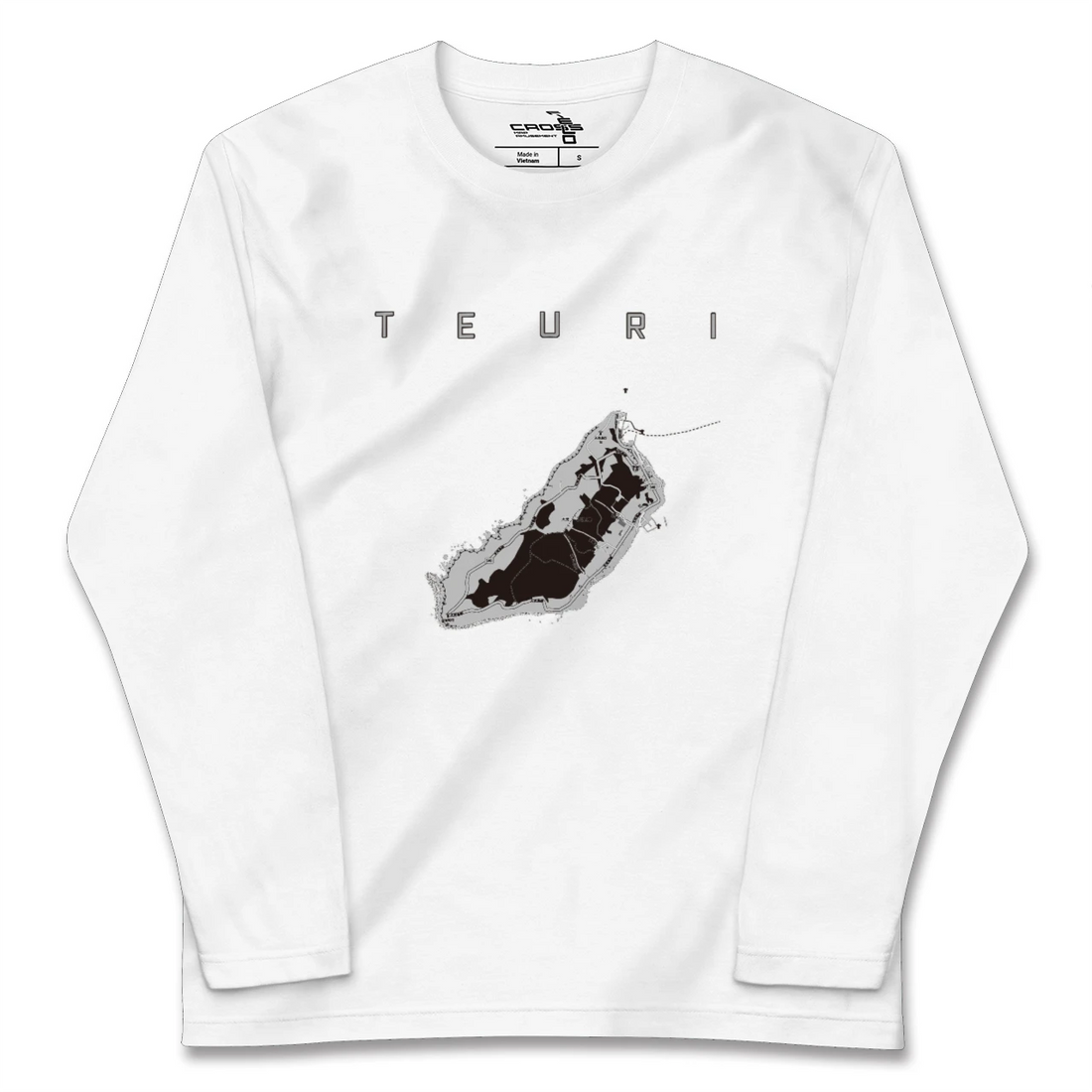 【天売(北海道)】地図柄ロングスリーブTシャツ