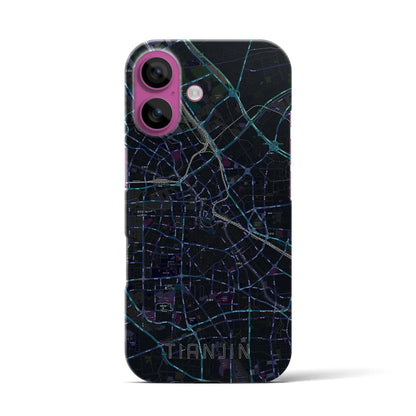 【天津（中華人民共和国）】地図柄iPhoneケース（バックカバータイプ）