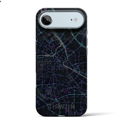 【天津（中華人民共和国）】地図柄iPhoneケース（バックカバータイプ）
