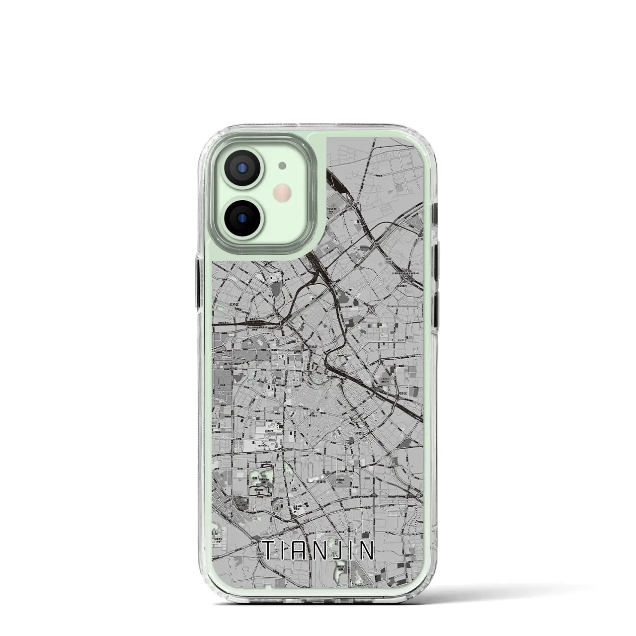 【天津（中華人民共和国）】地図柄iPhoneケース（MagSafeタイプ）